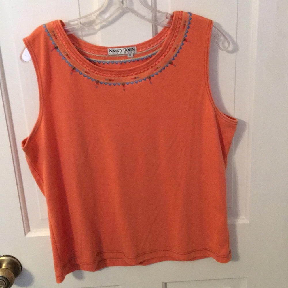 🔥Nancy Bolen City Girl XL peach tank